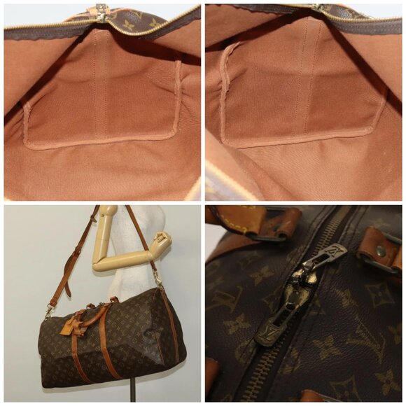 LOUIS VUITTON Monogram Keepall Bandouliere 55 Boston Bag - Picture 15 of 15